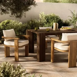 West Elm Monet Outdoor Dining Armchair