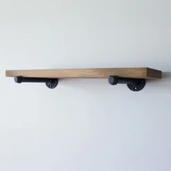 West Elm Monroe Trades Distressed Wood Shelf