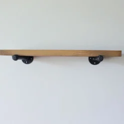 West Elm Monroe Trades Distressed Wood Shelf