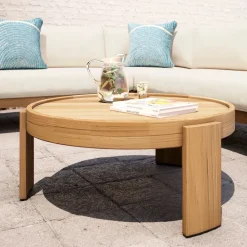 West Elm Monterey Outdoor Teak Coffee Table (36")