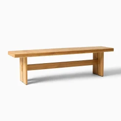 West Elm Monterey Outdoor Teak Dining Bench Protective Cover