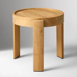 West Elm Monterey Outdoor Teak Side Table (20")