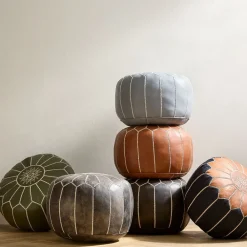 West Elm Moroccan Pouf