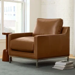 West Elm Mullins Leather Chair