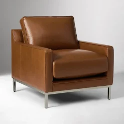 West Elm Mullins Leather Chair