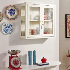 West Elm Mustard Made The Kit Glass Cabinet (24")