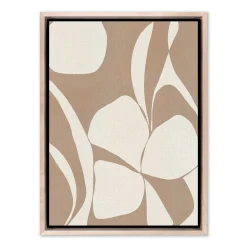 West Elm Muted Petals No. 1 Framed Wall Art by Shatha Al Dafai