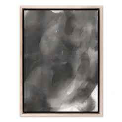 West Elm Mystic Land 2 Black Framed Wall Art by Shatha Al Dafai