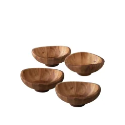 West Elm Nambe Butterfly Salad Bowls (Set of 4)