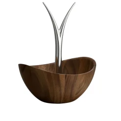 West Elm Nambe Fruit Tree Serving Bowl