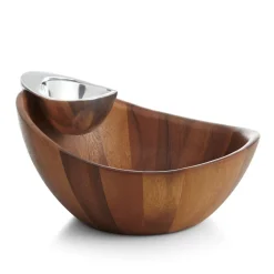 West Elm Nambe Harmony Chip & Dip