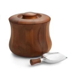 West Elm Nambe Nara Ice Bucket & Scoop