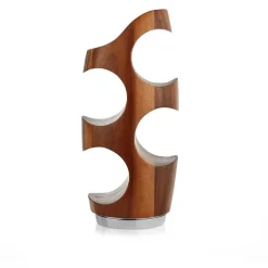West Elm Nambe Vie Curved Wood Wine Rack