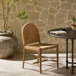 West Elm Namid Woven Outdoor Dining Chair