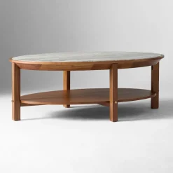 West Elm Nary Marble Coffee Table (48")