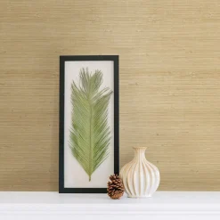 West Elm Natural Cream Grasscloth Wallpaper