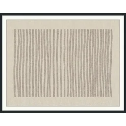 West Elm ive Textile I Framed Wall Art