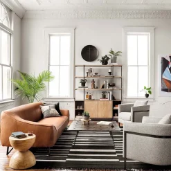 West Elm Natural Mango Buffet & Hutch (65")