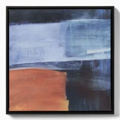 West Elm Navy Abstract 1 by Visual Contrast