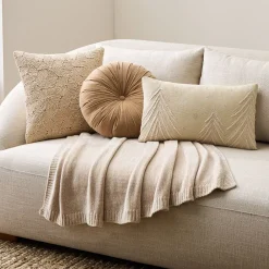 West Elm Neutral Christmas & Throw Set