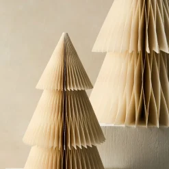 West Elm Neutral Decorative Paper Tabletop Trees