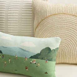 West Elm Neutral Golf Outdoor Pillow Set