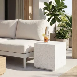 West Elm Newcastle Indoor/Outdoor Square End Table (22")