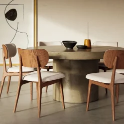 West Elm Newcastle Round Indoor/Outdoor Dining Table (–)