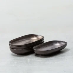 West Elm Nivo Metallic Low Serve Bowl