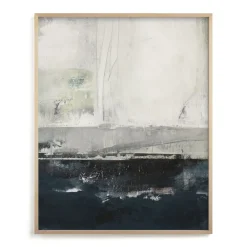 West Elm Northern Blues Framed Wall Art by Minted for