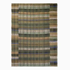 West Elm Nuri Mixed Stripe Flatweave Wool Rug