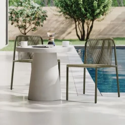 West Elm Oceana Outdoor Stacking Side Dining Chair