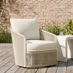 West Elm Oceana Outdoor Swivel Chair