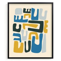 West Elm Ocean Day Framed Wall Art by Minted for