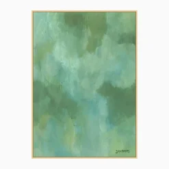 West Elm Ocean Green Canvas