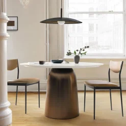 West Elm Olina Marble Round Dining Table (48")
