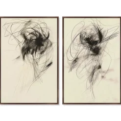West Elm Oliver Gal Expressive Imagination Abstract Wall Art Set