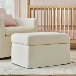 Kids West Elm Olivia Slipcover Storage Ottoman