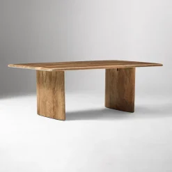 West Elm Open Box: Anton Solid Wood Coffee Table (44") - Burnt Wax