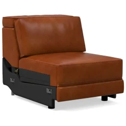 West Elm Open Box: Axel Single w/ Motion - Saddle Leather Nut, Dark Bronze