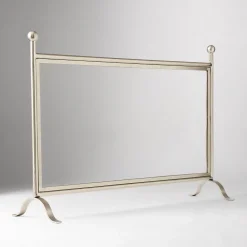 West Elm Open Box: Bauble Fireplace Screen - Nickel