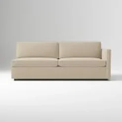 West Elm Open Box: Build Your Own Harris Sectional, Right-Arm 3-Seater Sofa - Performance Chunky Boucle Sand