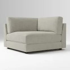 West Elm Open Box: Build Your Own Haven Sectional (Extra Deep), Corner - Twill Gravel