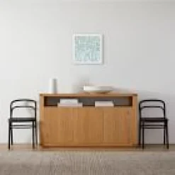 West Elm Open Box: Calming Waves Framed Wall Art - White