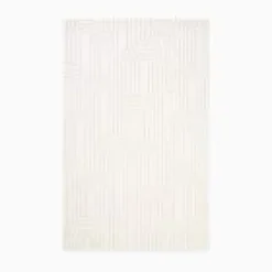 West Elm Open Box: Carved Arches Rug (5' x 8') - Alabaster