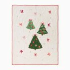 West Elm Open Box: Christmas Bow Quilt, Full/Queen - Multi