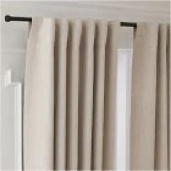 West Elm Open Box: European Flax Linen Blackout Curtain (108"W x 118"L) - Natural Flax