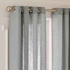 West Elm Open Box: European Flax Linen Grommet Light Filtering Curtain (48"W x 96"L) - Alabaster