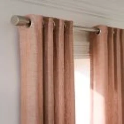 West Elm Open Box: European Flax Linen Grommet Light Filtering Curtain (48"W x 96"L) - Natural Flax