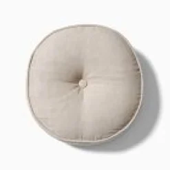 West Elm Open Box: European Flax Linen Grommet Light Filtering Curtain (48"W x 96"L) - Terracotta Melange